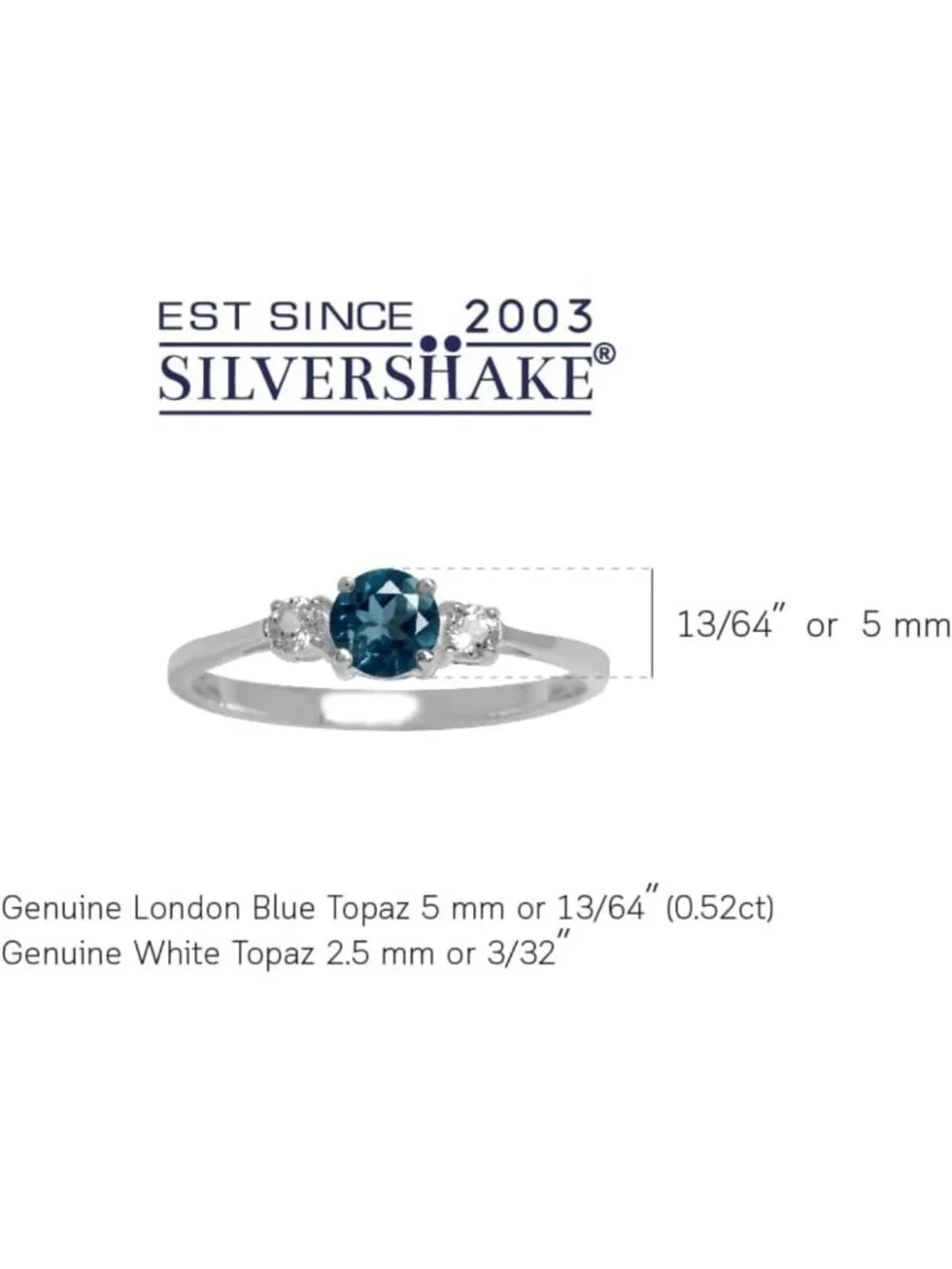 Petite Round Gemstone Promise Ring in White or Yellow Gold Plated 925 Silver for